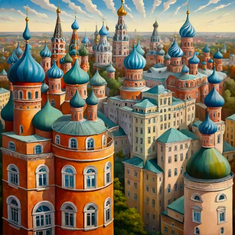 panel buildings, spiral, surrealism, russian building 