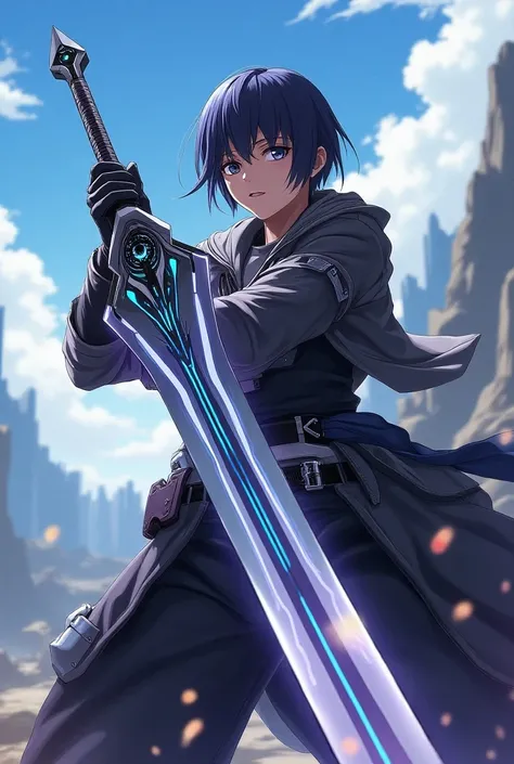 Sword, scify, metal, good quality, anime style