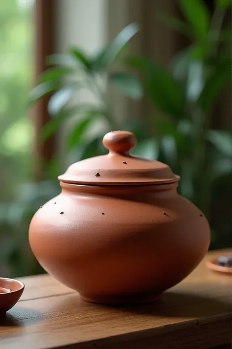 Small clay pot for drinking water 