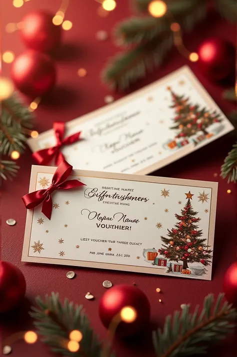 Christmas gift vouchers 