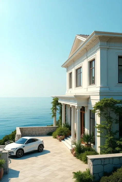 I want to build a house by the sea.
1 more electric car
Neoclassical house
Add 1 bike and 1 trellis