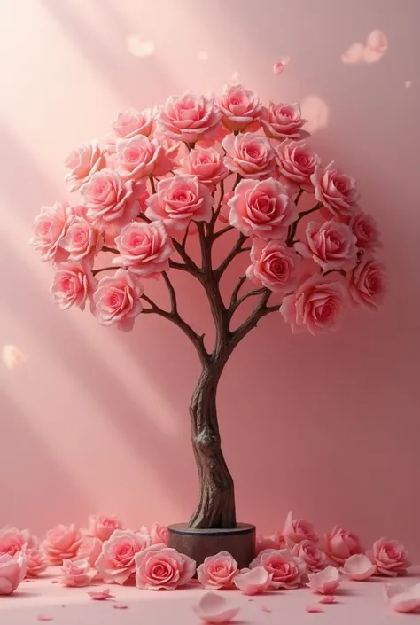  Make a logo with the rose tree color of the company Arsenic Dolce )The logo representing the brand  ) 
  of the skincare product company contains an image . 