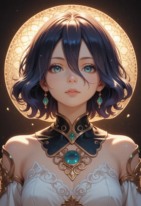 visual detail, high detailed,style_ethereal_fantasy,visual appealing,synced,intricate character design,mystica,tareme,medium hair,hair between eyes