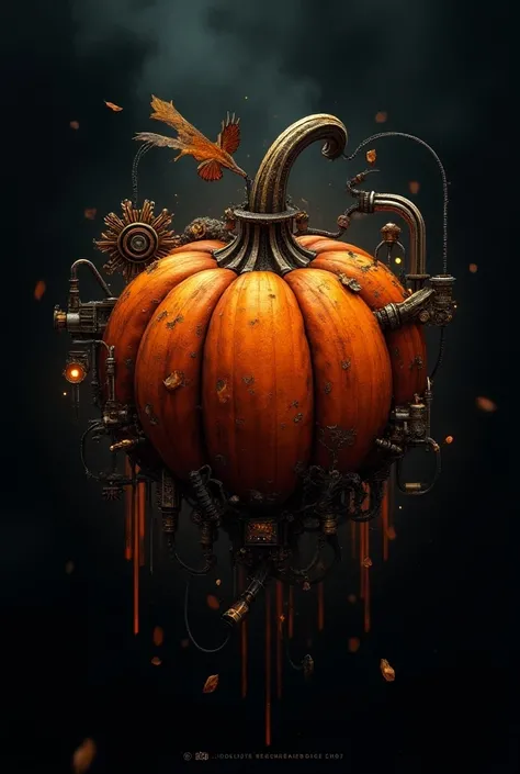 Pumpkin Machine logo for band