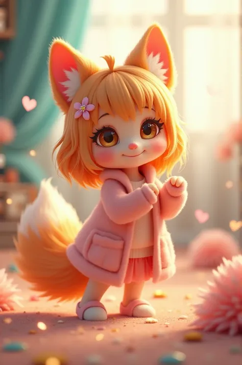 A furry girlfriend 3D anime style