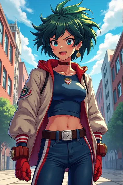 Draw me a my hero academia female charcyer student