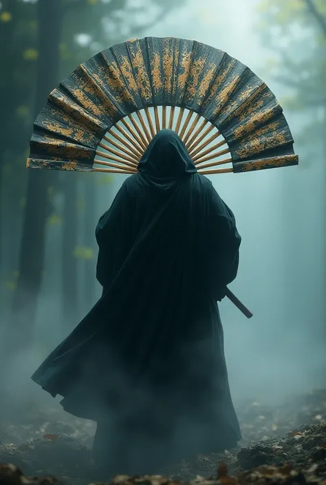 Fan with katana blades 