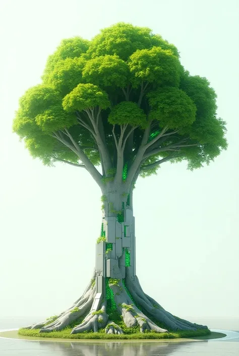 Techno tree green