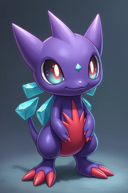  On the back it wears gemstones , The rubies ,  sapphires and emeralds similar to .  In his names in the various languages there are allusions to darkness ,  in which it houses ,  and its sparkling gemstones Eyes .  zobiris is a small ,  two-legged Pokémon...