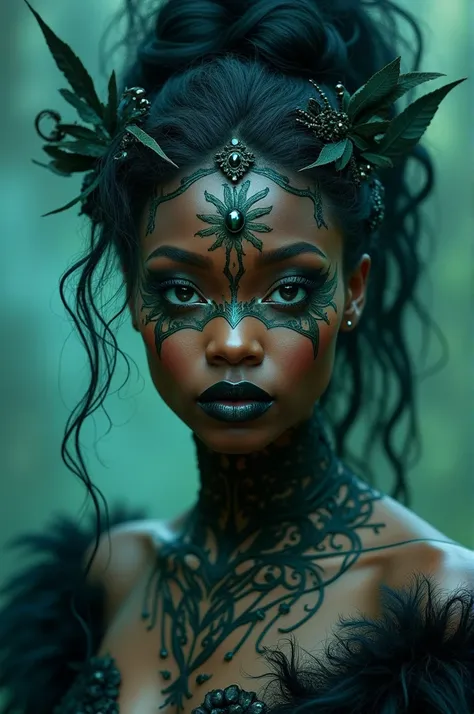 Princess Tiana makeup of the princess and the frog to die for witchcraft 