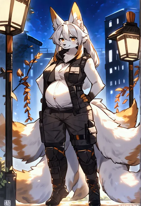 (top quality, best quality, Kawarage_Yatano, High-quality illustrations, masterpiece, perfect artwork, cinematic light and shading, 16k, 1080p, uploaded on e621)(kemono, furry, anthro, alone), The Division, The Division Agent, 1 female, (very detailed body...