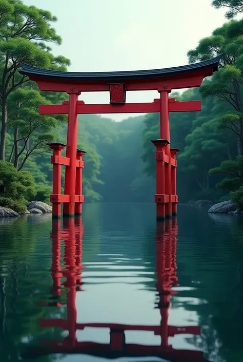 Torii in the water