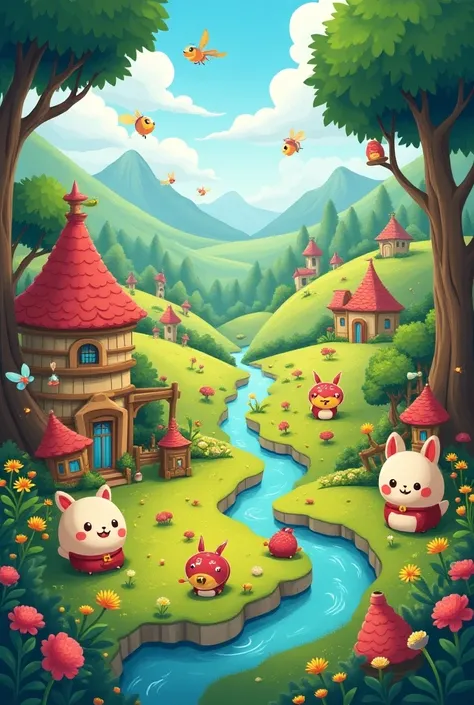 Create cute little animated kingdom
