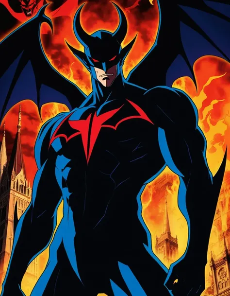 A man who gives up everything to fight in the name of a traitor, a hero of justice who has acquired the power of the devil, his name is "Devilman"