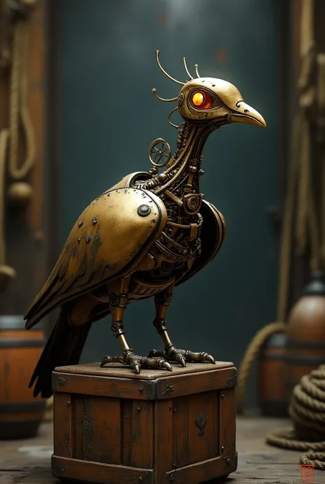 A One Piece-style mechanical pigeon