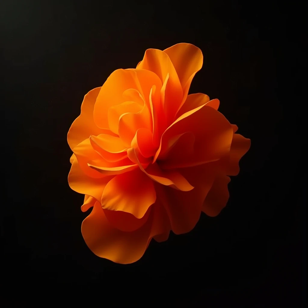 Orange and black background