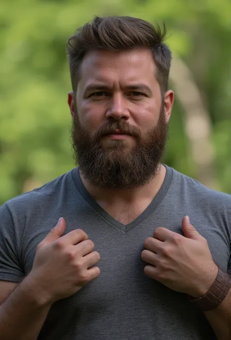 8K Very Best Highest Realistic Quality very Realistic real 8K very detailed highly ultra photorealistic very real realistic highly detailed very close-up portrait photo of a Very handsome bearded and rugged hairy burly muscular chubby beefy bulked up dad b...