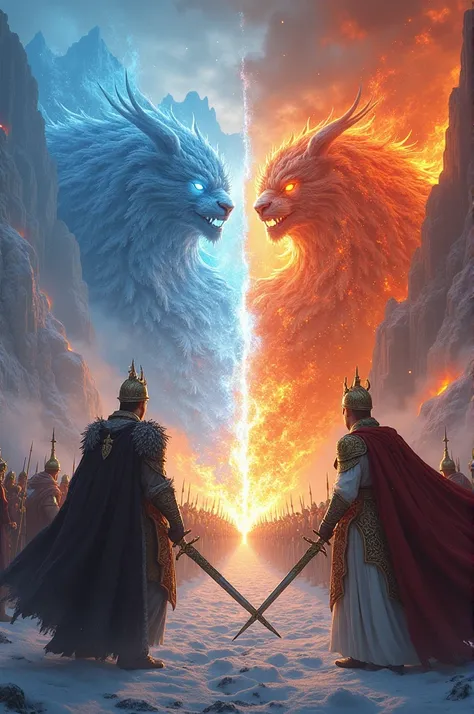 Opposite Kingdoms Fire and Ice,