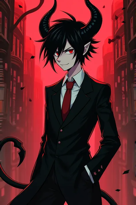 Luka, the demon of annoyance, prowls the chaotic halls of Hazbin Hotel with his striking black, white, and red aesthetic. His short black hair and pale skin make him stand out, but his talent for silence often leaves others baffled. While he enjoys disturb...