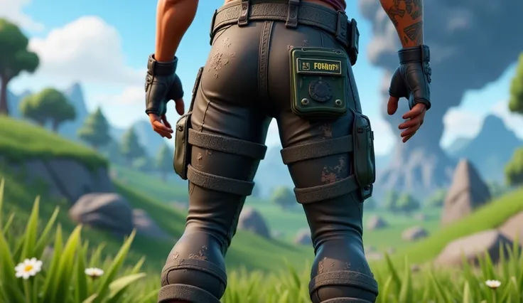 Fortnite season 1 Leder Leggings 