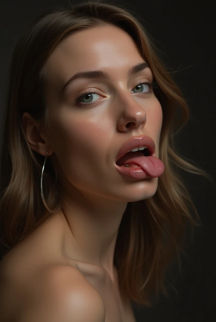 woman with semen in her mouth


