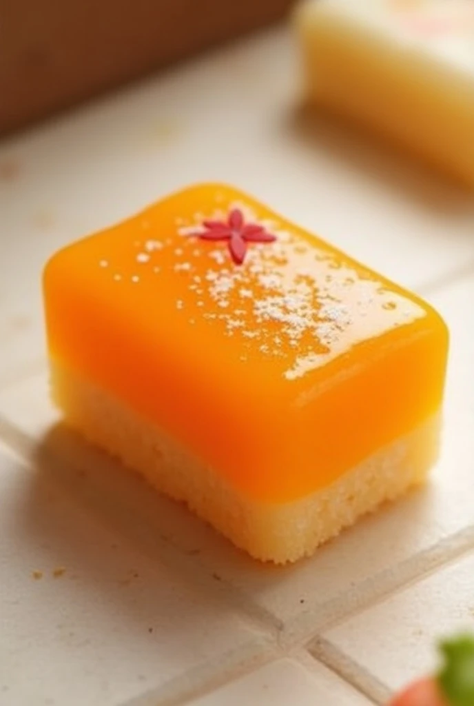 Orange bento cake