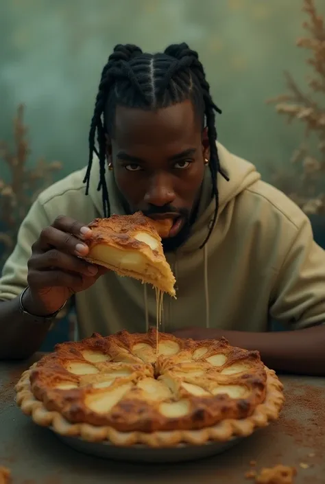 Make travis scott eating an apple pie