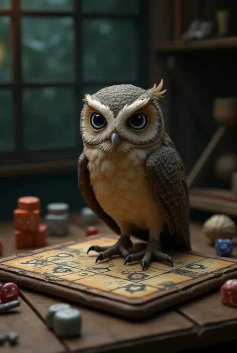 Tabletop role-playing themed owl