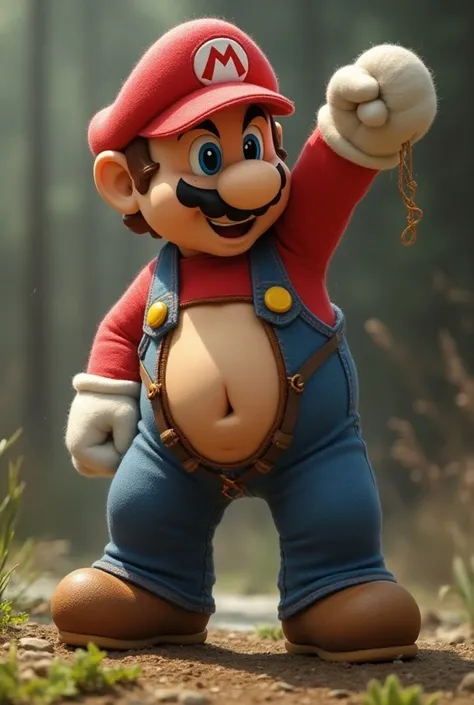 Super Mario whips out his penis