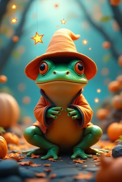 Halloween、Frog、virtuality、cute