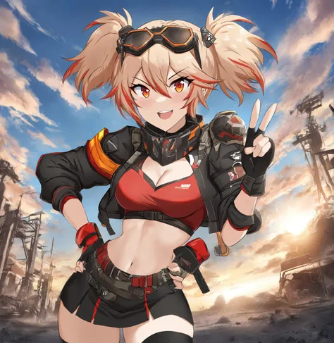 
anime girl with guns and a skull on her chest, kantai collection style, maple story gun girl, ryuko matoi, m4 sopmod ii girls frontline, from girls frontline, badass anime 8 k, badass pose, cushart kenz, extremely detailed artgerm, zerochan art, cushart k...