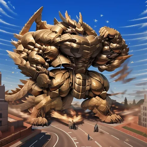 (masterpiece. official art. 8k. best quality. detailed full body. full body.)
- the as big as a building exoskeleton demon lord ...