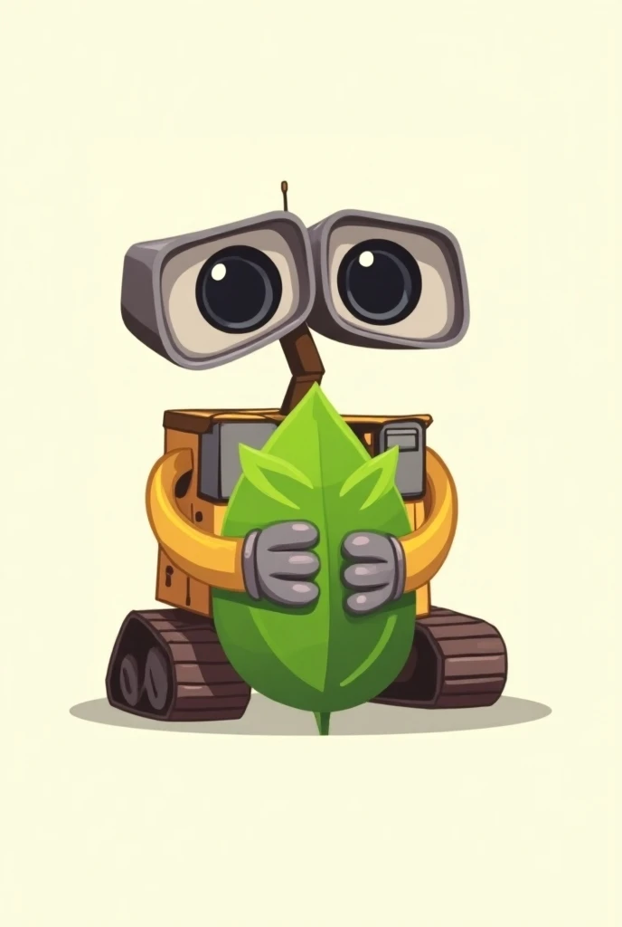 A logo with wall-es hands clutching a plant (cartoon) 