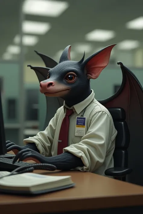 Telemarketing Worker Bat 
With a work permit on the side 