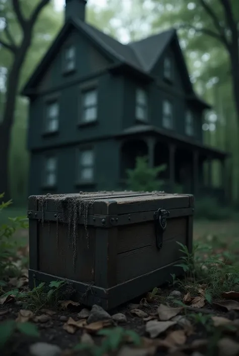 Box behind the horror house"