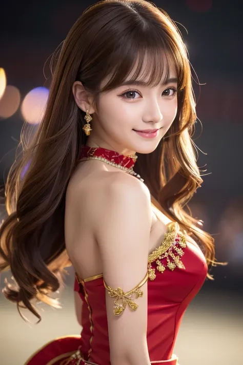 
1 girl, (Wearing a bright red idol costume:1.2), A very beautiful photo collection of Nogizaka idols, 
(RAW Photos, Best Quality), (Realistic, Photorealistic:1.4), (masterpiece), 
  so delicate and beautiful , Very detailed, 2k wallpaper, wonderful, finel...