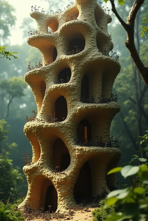 Apartment made of ants