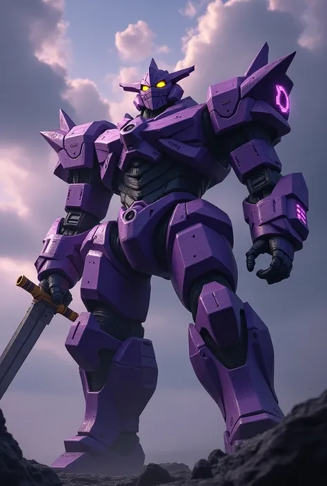 Sasuke
Yes Susano,  holding weapons and purple , robot form  