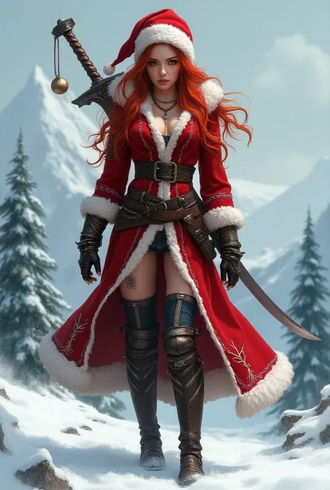 Santa Girl Warrior 