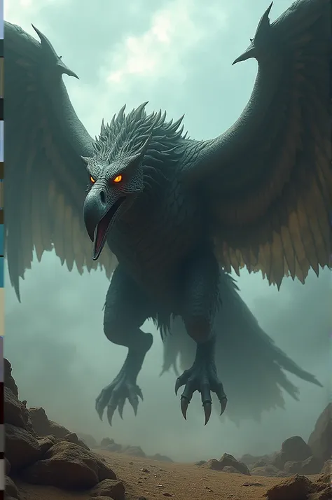 Vulture and Dragon Fusion.Terrifying