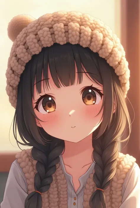 Japans cutest high school girl in the world is wearing a knitted hat that looks great