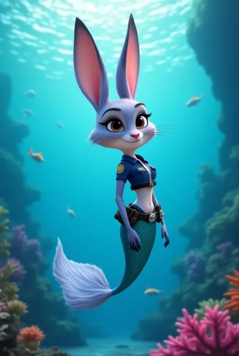 judy hopps as a mermaid