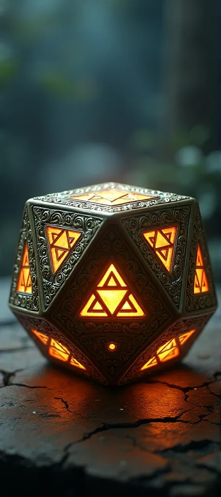 20-sided dice Triforce theme