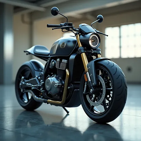 The unicycle prototype designed under the Y3K concept, equipped with a small jet engine, powered by hydrogen fuel and alternative energy, is a sleek and modern vehicle with the identity of Royalenfield hidden in it, a perfect combination of complex enginee...