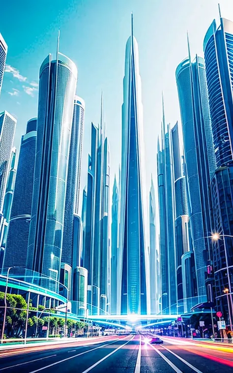 Beautiful city of the future