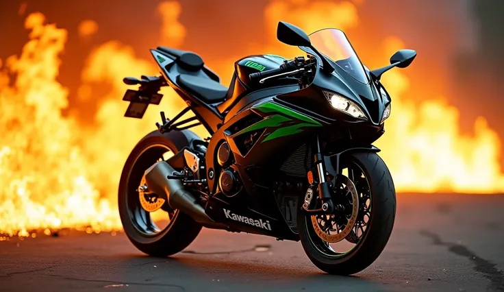 Kawasaki ninja zx10r black heat 