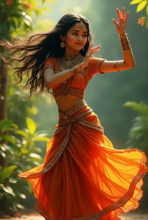 indian girl dancing 