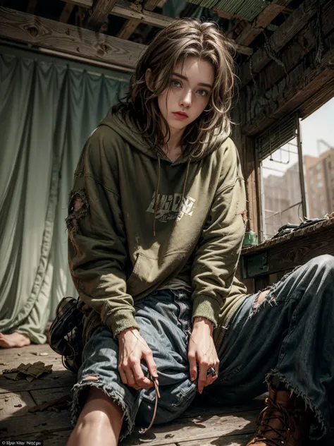 Appearance:
Hair: Wild, light brown hair that’s often falling into his face.
Eyes: Pale green, with dark circles from sleepless nights.
Clothing: Tattered hoodie with dark pants and worn shoes, remnants of the experiments still visible as faint scars and b...