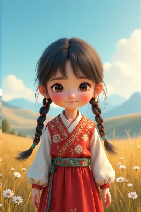 mongolian cute girl