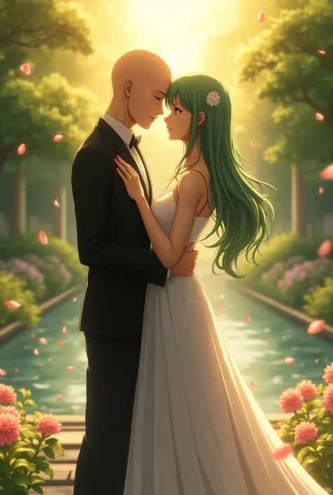 Saitama and fubuki marriage 
